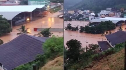 Chuva no ES: Vargem Alta debaixo d’água e prejuízo de R$ 10 milhões