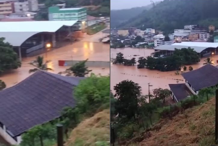 Chuva no ES: Vargem Alta debaixo d’água e prejuízo de R$ 10 milhões