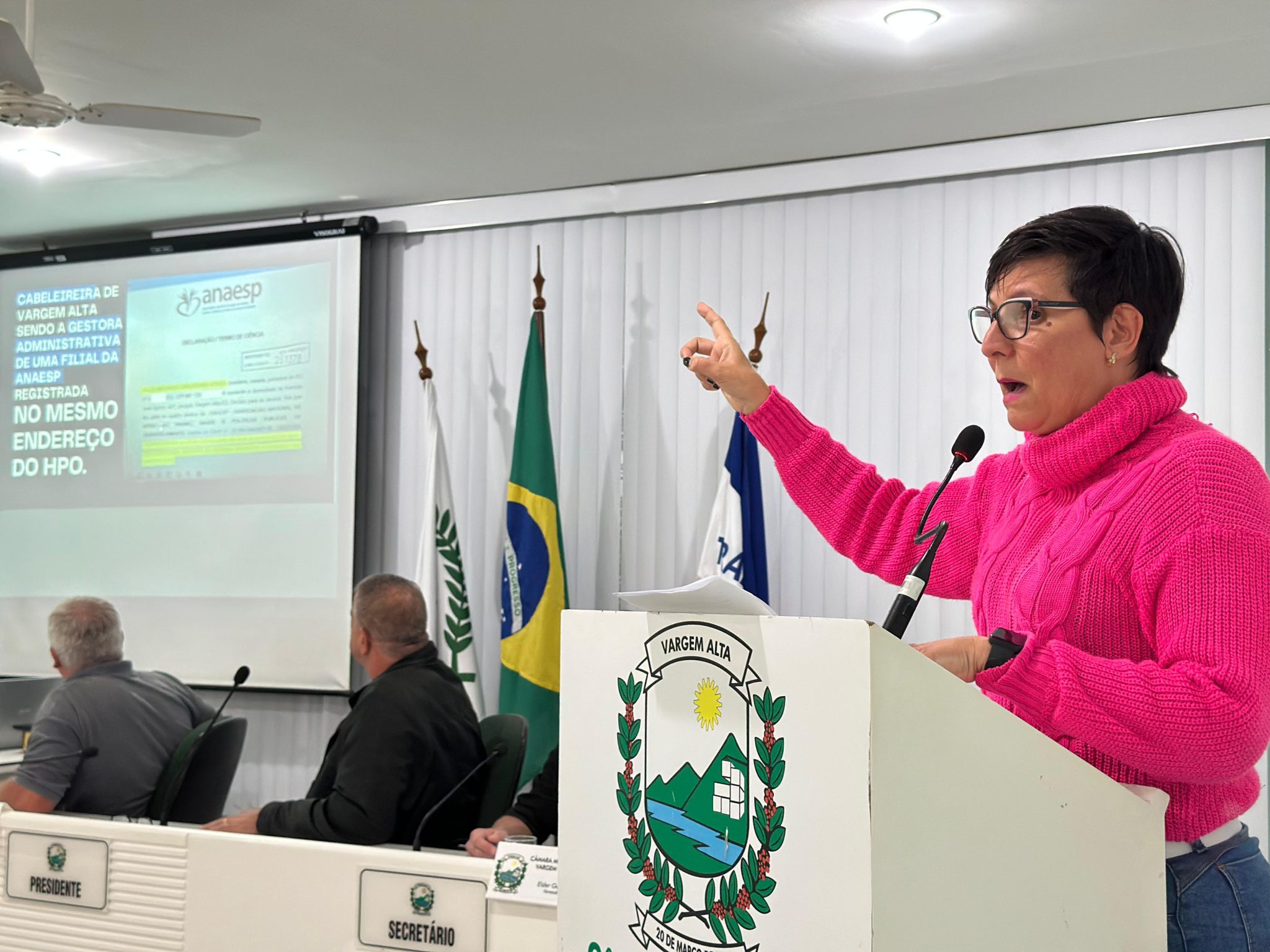 Vereadora Eliane Turini denuncia suposto esquema de corrupção no Hospital Padre Olívio e cobra investigação na Câmara de Vargem Alta