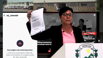 Instagram remove página que atacava a vereadora Eliane Turini após denúncias sobre o Hospital Padre Olívio