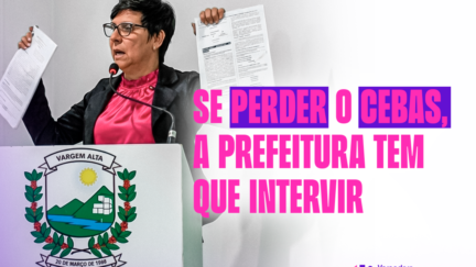 Vereadora Eliane Turini alerta para risco de perda do CEBAS do Hospital Padre Olívio e defende intervenção da Prefeitura no HPO