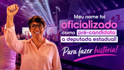 Para fazer história! Sou pré-candidata a deputada estadual para ampliar nosso trabalho por Vargem Alta para toda região